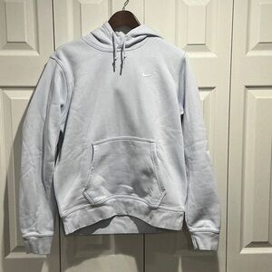 Nike Men's Light Blue/Gray Hoodie